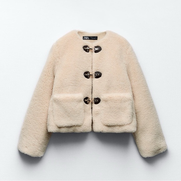 Zara Jackets & Blazers - Zara Faux Shearling Jacket